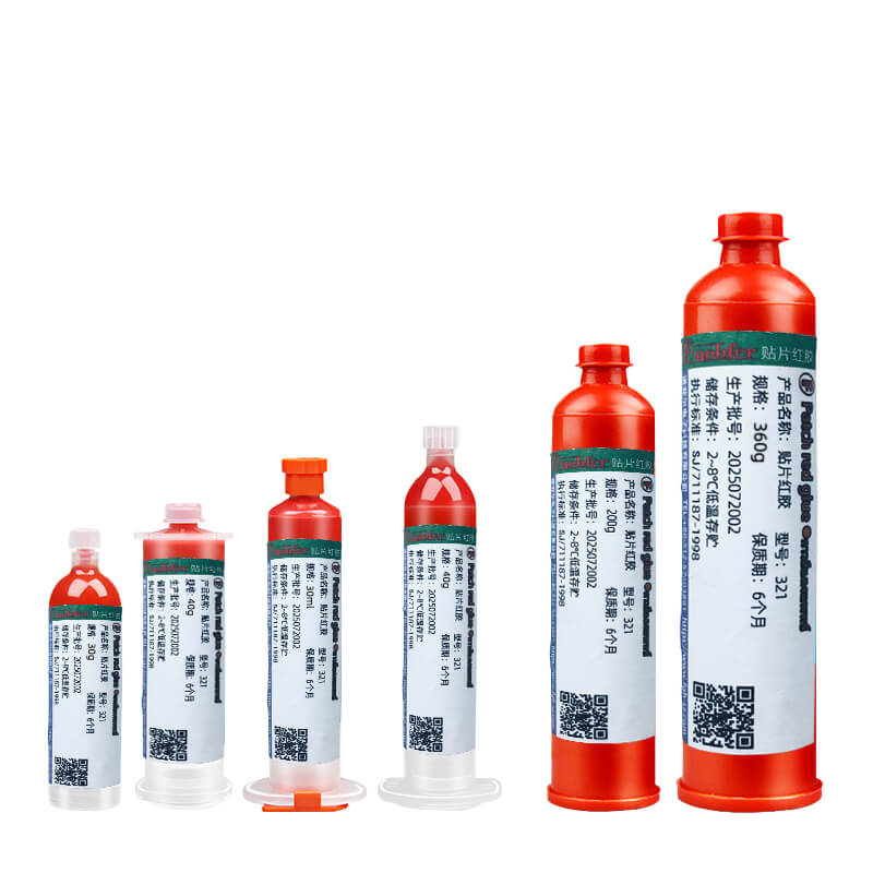 What is the SMT red glue process?